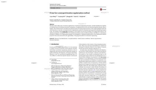 A new fast convergent iteration regularization method